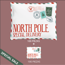 Cargar imagen en el visor de la galería, Promoción 35cm x 48cm Bolsas "Navidad" + Tarjetas "Navidad" (100 piezas de cada una)