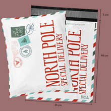 Cargar imagen en el visor de la galería, 35cm x 48cm Bolsa "Navidad North Pole" (100 Piezas)