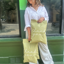 Cargar imagen en el visor de la galería, 30cm x 35cm Bolsa con Agarradera "Thank You Green" (100 Piezas)