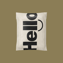 Cargar imagen en el visor de la galería, 25cm x 33cm Bolsa "Hello" (100 Piezas)