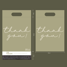 Cargar imagen en el visor de la galería, 30cm x 35cm Bolsa con Agarradera "Thank You Green" (100 Piezas)