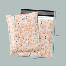Cargar imagen en el visor de la galería, Bolsa de envío 25x33 cm | Pink Flowers – Pack 100 piezas