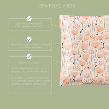 Cargar imagen en el visor de la galería, Bolsa de envío 25x33 cm | Pink Flowers – Pack 100 piezas