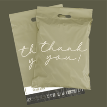 Cargar imagen en el visor de la galería, 30cm x 35cm Bolsa con Agarradera "Thank You Green" (100 Piezas)
