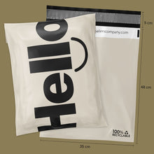 Cargar imagen en el visor de la galería, 35cm x 48cm Bolsa "Hello" (100 Piezas)