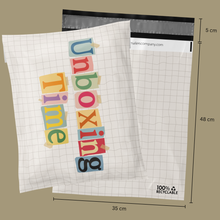 Cargar imagen en el visor de la galería, Bolsa de envío 35x48 cm | Unboxing Time – Pack 100 piezas