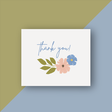 Cargar imagen en el visor de la galería, Thank You Cards "Spring Flowers"
