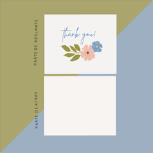 Cargar imagen en el visor de la galería, Tarjetas de Agradecimiento 10x12 cm | Spring Flowers