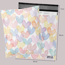 Cargar imagen en el visor de la galería, Bolsa de envío 35x48 cm | Corazones – Pack 100 piezas