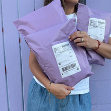 Cargar imagen en el visor de la galería, Bolsa de envío 25x33 cm | Morada – Pack 100 piezas
