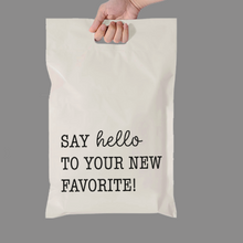 Cargar imagen en el visor de la galería, 30cm x 35cm Bolsa con Agarradera "Say Hello To Your New Favorite Beige" (100 Piezas)