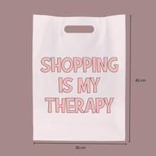 Cargar imagen en el visor de la galería, 35cm x 45cm Shopping is my Therapy (100 Piezas)