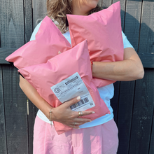 Cargar imagen en el visor de la galería, Bolsa de envío 25x33 cm | Rosa – Pack 100 piezas