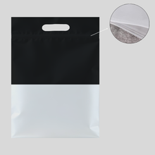 Cargar imagen en el visor de la galería, 30cm x 40cm Bolsa de Tienda Frosted con Zipper "Black" (100 Piezas)