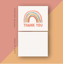 Cargar imagen en el visor de la galería, Tarjetas de Agradecimiento 10x12 cm | Rainbow