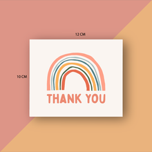 Cargar imagen en el visor de la galería, Tarjetas de Agradecimiento 10x12 cm | Rainbow