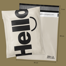 Cargar imagen en el visor de la galería, 35cm x 48cm Bolsa "Hello" (100 Piezas)