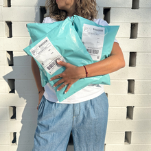 Cargar imagen en el visor de la galería, Bolsa de envío 25x33 cm | Azul – Pack 100 piezas