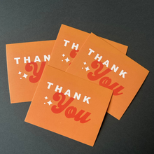 Cargar imagen en el visor de la galería, Thank You Cards "Thanks You Orange"