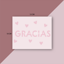 Cargar imagen en el visor de la galería, Tarjetas de Agradecimiento 10x12 cm | Gracias 🩷