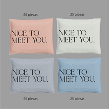 Cargar imagen en el visor de la galería, 25cm x 33cm Bolsa Mix Pack "Nice To Meet You" (100 Piezas)