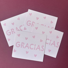 Cargar imagen en el visor de la galería, Tarjetas de Agradecimiento 10x12 cm | Gracias 🩷