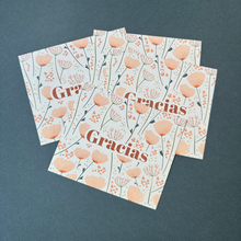 Cargar imagen en el visor de la galería, Tarjetas de Agradecimiento 10x12 cm | Pink Flowers