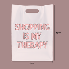 Cargar imagen en el visor de la galería, 35cm x 45cm Shopping is my Therapy (100 Piezas)