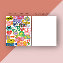 Cargar imagen en el visor de la galería, Tarjetas de Agradecimiento 10x12 cm | Stickers