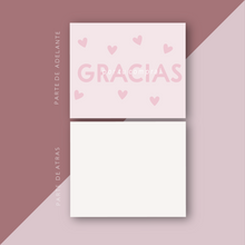 Cargar imagen en el visor de la galería, Tarjetas de Agradecimiento 10x12 cm | Gracias 🩷