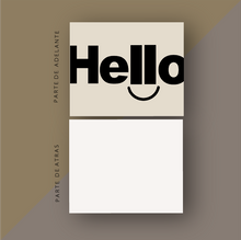 Cargar imagen en el visor de la galería, Tarjetas de Agradecimiento 10x12 cm | HELLO