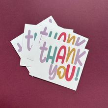 Cargar imagen en el visor de la galería, Tarjetas de Agradecimiento 10x12 cm | thank you!