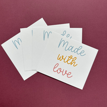 Cargar imagen en el visor de la galería, Tarjetas de Agradecimiento 10x12 cm | Made with Love