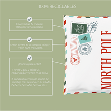 Cargar imagen en el visor de la galería, 35cm x 48cm Bolsa "Navidad North Pole" (100 Piezas)