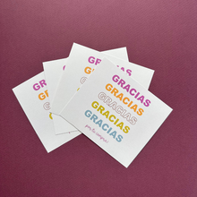 Cargar imagen en el visor de la galería, Tarjetas de Agradecimiento 10x12 cm | Gracias Gracias Gracias