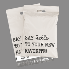 Cargar imagen en el visor de la galería, 30cm x 35cm Bolsa con Agarradera "Say Hello To Your New Favorite Beige" (100 Piezas)