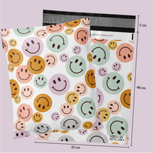 Cargar imagen en el visor de la galería, 35cm x 48cm Bolsa "Happy Faces" (100 Piezas)