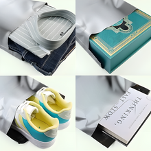 Cargar imagen en el visor de la galería, 30cm x 35cm Bolsa con Agarradera "Hello- Plateada Rosa Premium" (100 Piezas)