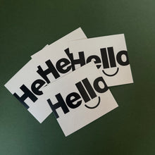 Cargar imagen en el visor de la galería, Tarjetas de Agradecimiento 10x12 cm | HELLO