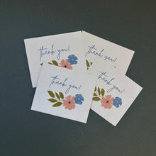 Cargar imagen en el visor de la galería, Thank You Cards "Spring Flowers"