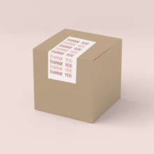 Cargar imagen en el visor de la galería, Stickers para cajas 8x 18 cm | THANK YOU THANK YOU
