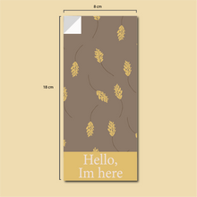 Cargar imagen en el visor de la galería, Stickers para cajas 8x 18 cm | Yellow Leaves