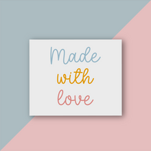 Cargar imagen en el visor de la galería, Thank You Cards "Made with Love"