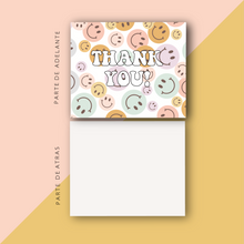 Cargar imagen en el visor de la galería, Tarjetas de Agradecimiento 10x12 cm | Happy Face