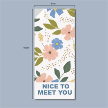 Cargar imagen en el visor de la galería, Stickers para cajas 8x 18 cm | Spring Flowers