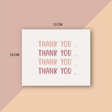 Cargar imagen en el visor de la galería, Tarjetas de Agradecimiento 10x12 cm | THANK YOU. THANK YOU.