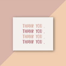 Cargar imagen en el visor de la galería, Thank You Cards "Thank You, Thank You"