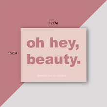 Cargar imagen en el visor de la galería, Tarjetas de Agradecimiento 10x12 cm | oh hey, beauty.