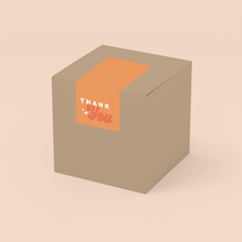 Cargar imagen en el visor de la galería, Sticker para caja "Thanks you" (Orange)