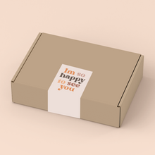 Cargar imagen en el visor de la galería, Sticker para caja "I'm So Happy To See You"